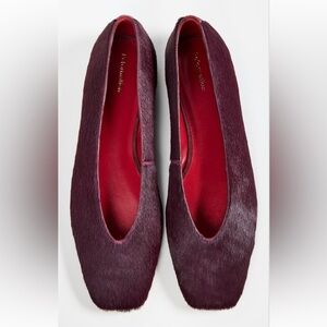 Reformation Prudence Ballet Flats - Ruby Haircalf